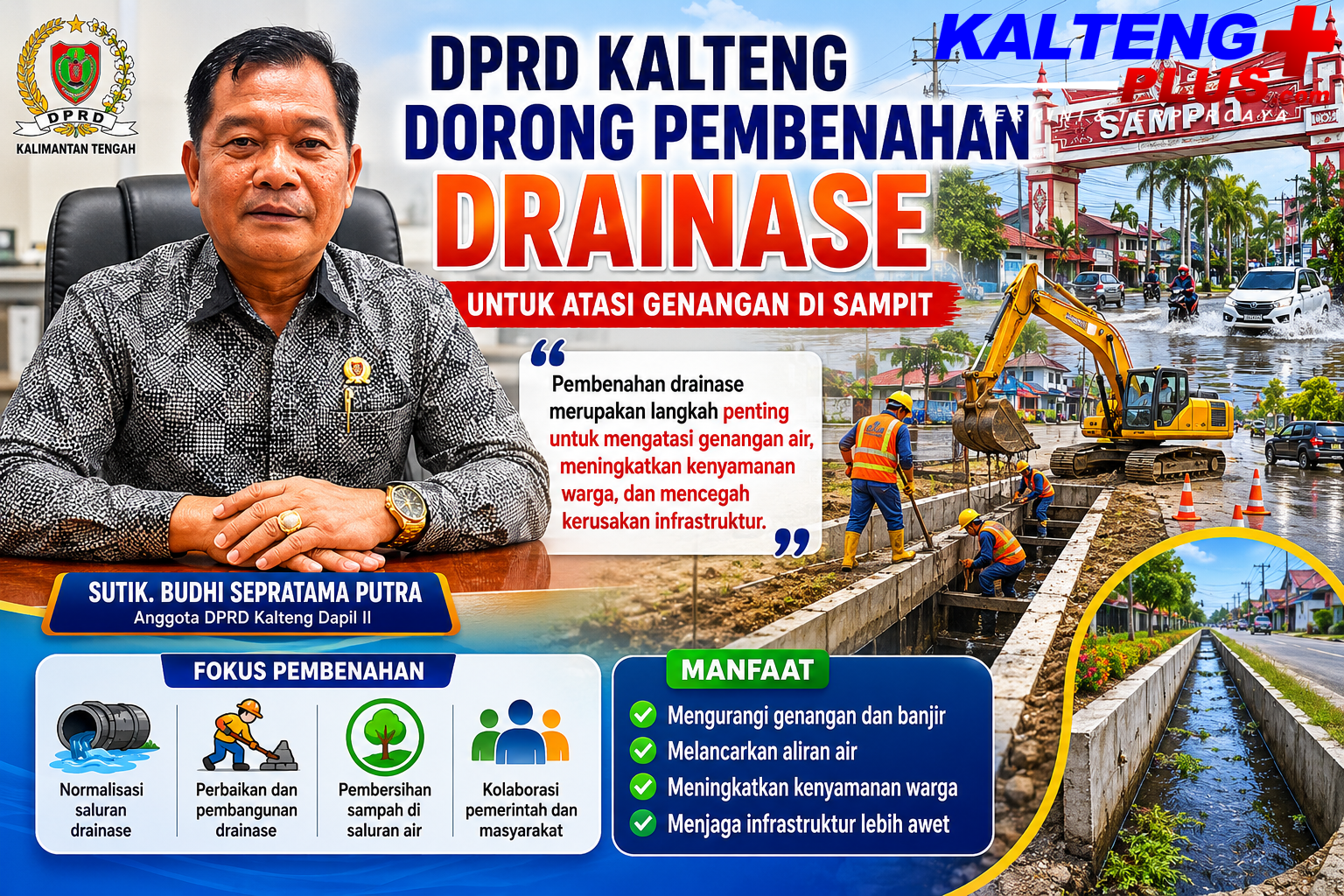 Anggota DPRD Kalteng Dapil II Sutik. BUDHI SEPRATAMA PUTRA