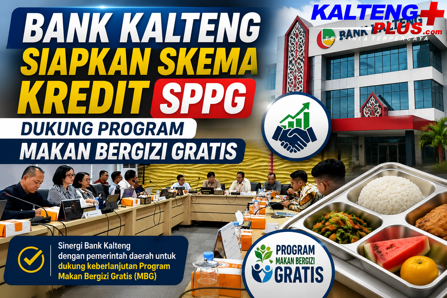 Bank Kalteng Siapkan Skema Kredit SPPG Dukung Program Makan Bergizi Gratis