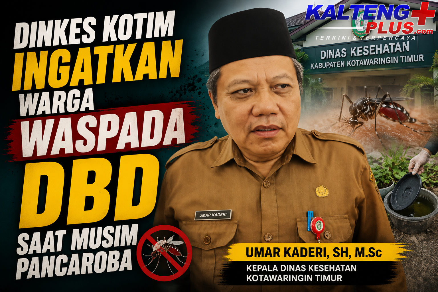 Dinkes Kotim Ingatkan Warga Waspada DBD Saat Musim Pancaroba