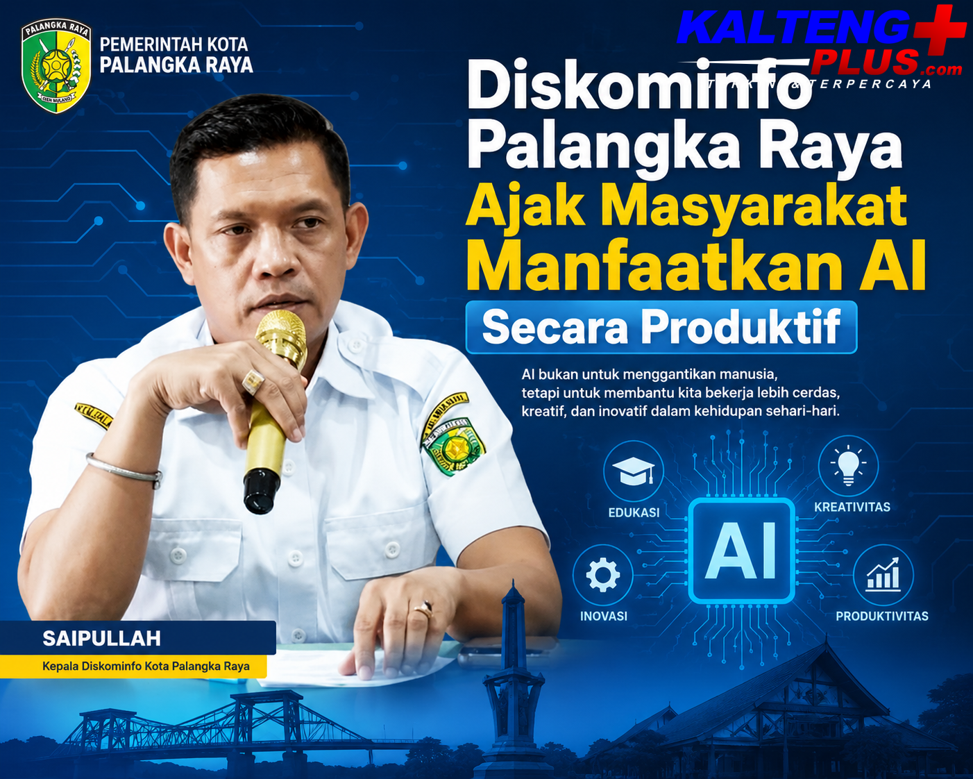 Diskominfo Palangka Raya Ajak Masyarakat Manfaatkan AI Secara Produktif