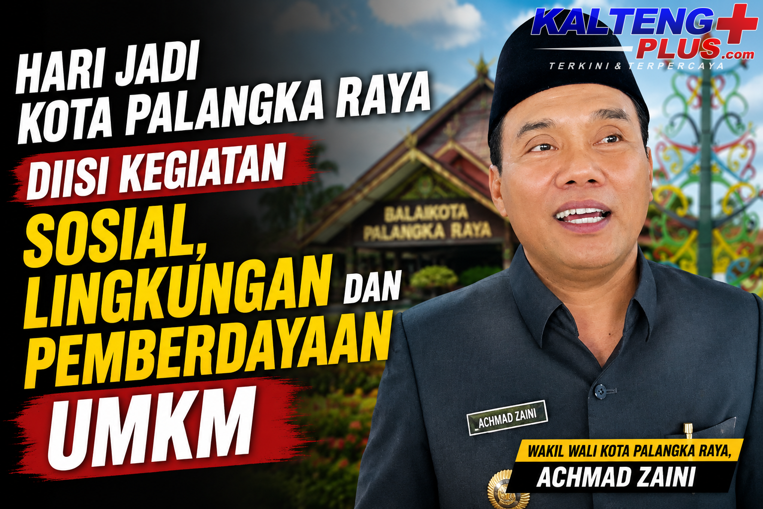 Hari Jadi Kota Palangka Raya Diisi Kegiatan Sosial Lingkungan dan Pemberdayaan UMKM