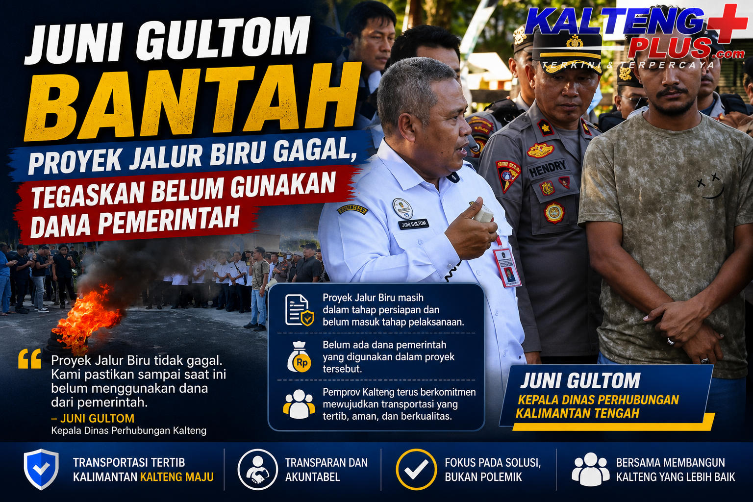 Juni Gultom Bantah Proyek Jalur Biru Gagal Tegaskan Belum Gunakan Dana Pemerintah