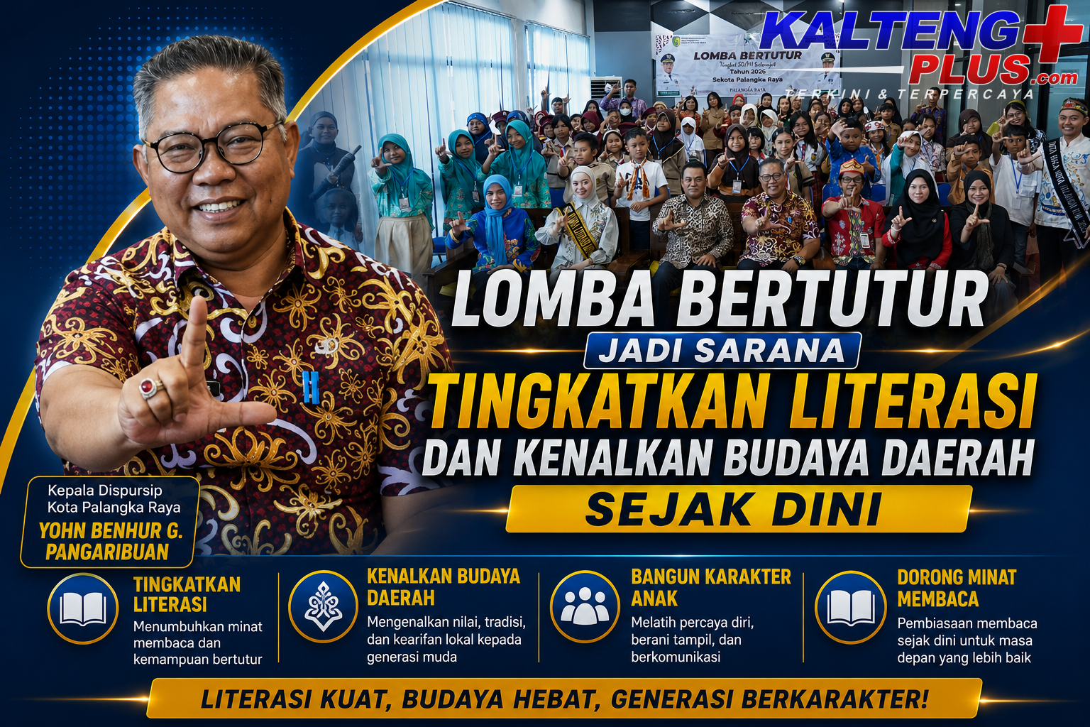 Lomba Bertutur Jadi Sarana Tingkatkan Literasi dan Kenalkan Budaya Daerah Sejak Dini