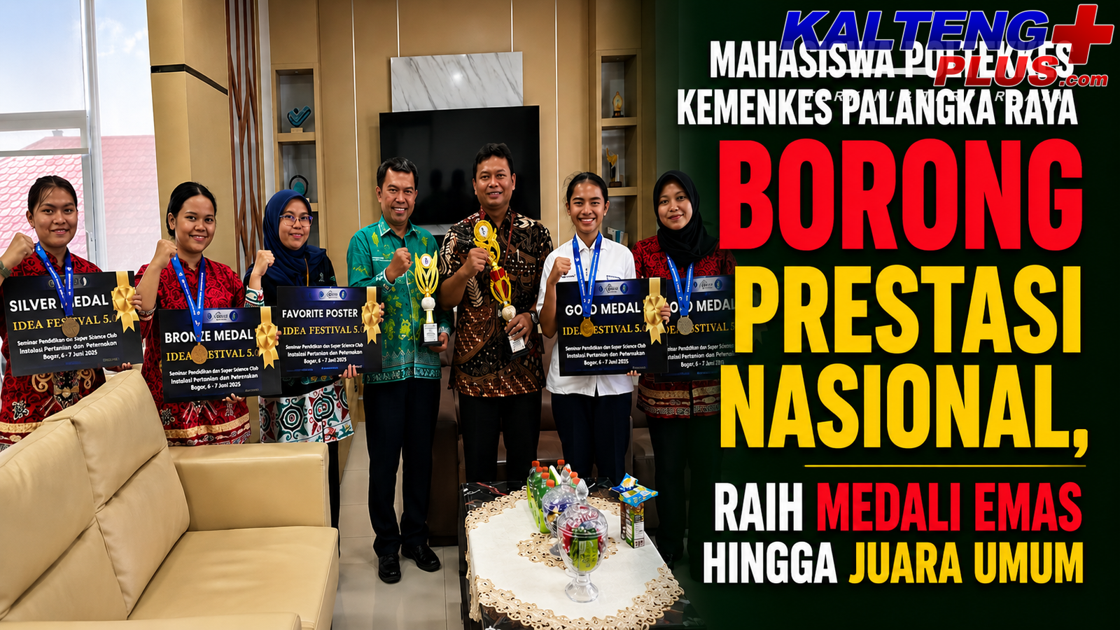 Mahasiswa Poltekkes Kemenkes Palangka Raya Borong Prestasi Nasional Raih Medali Emas hingga Juara Umum