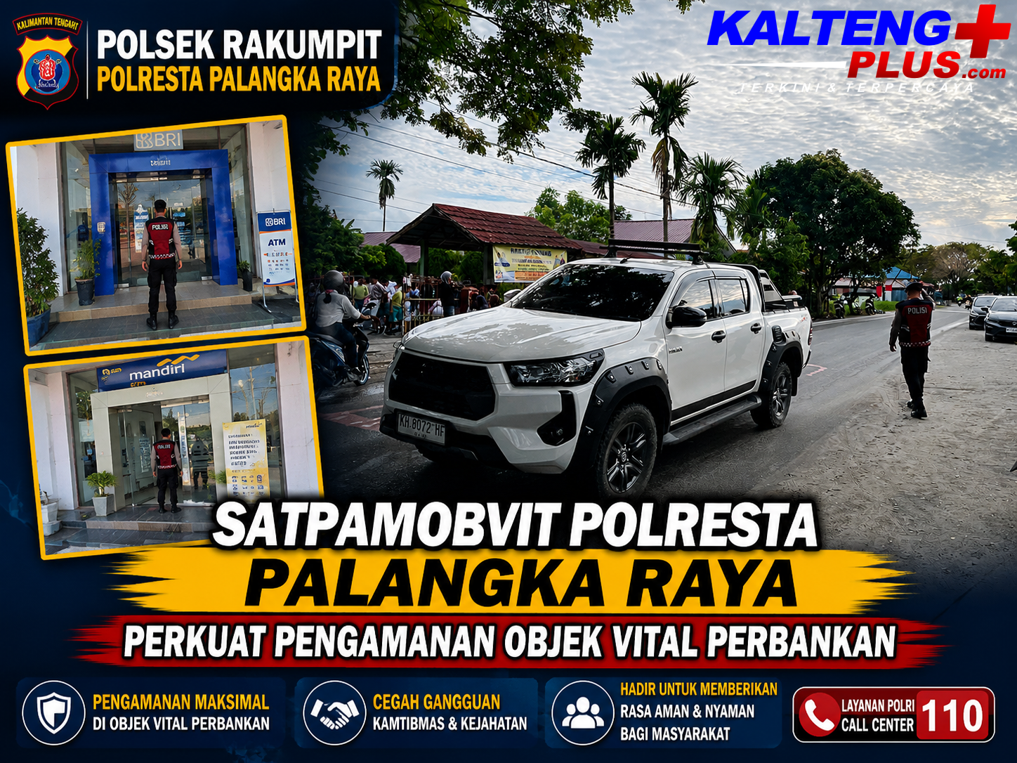 Patmor Sat Samapta Bantu Kelancaran Arus Lalu Lintas di Depan SDN 1 Bukit Tunggal