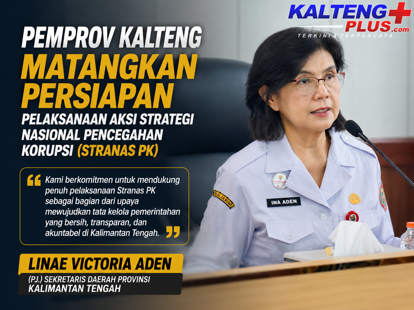 Pemprov Kalteng Matangkan Persiapan pelaksanaan Aksi Strategi Nasional Pencegahan Korupsi Stranas PK