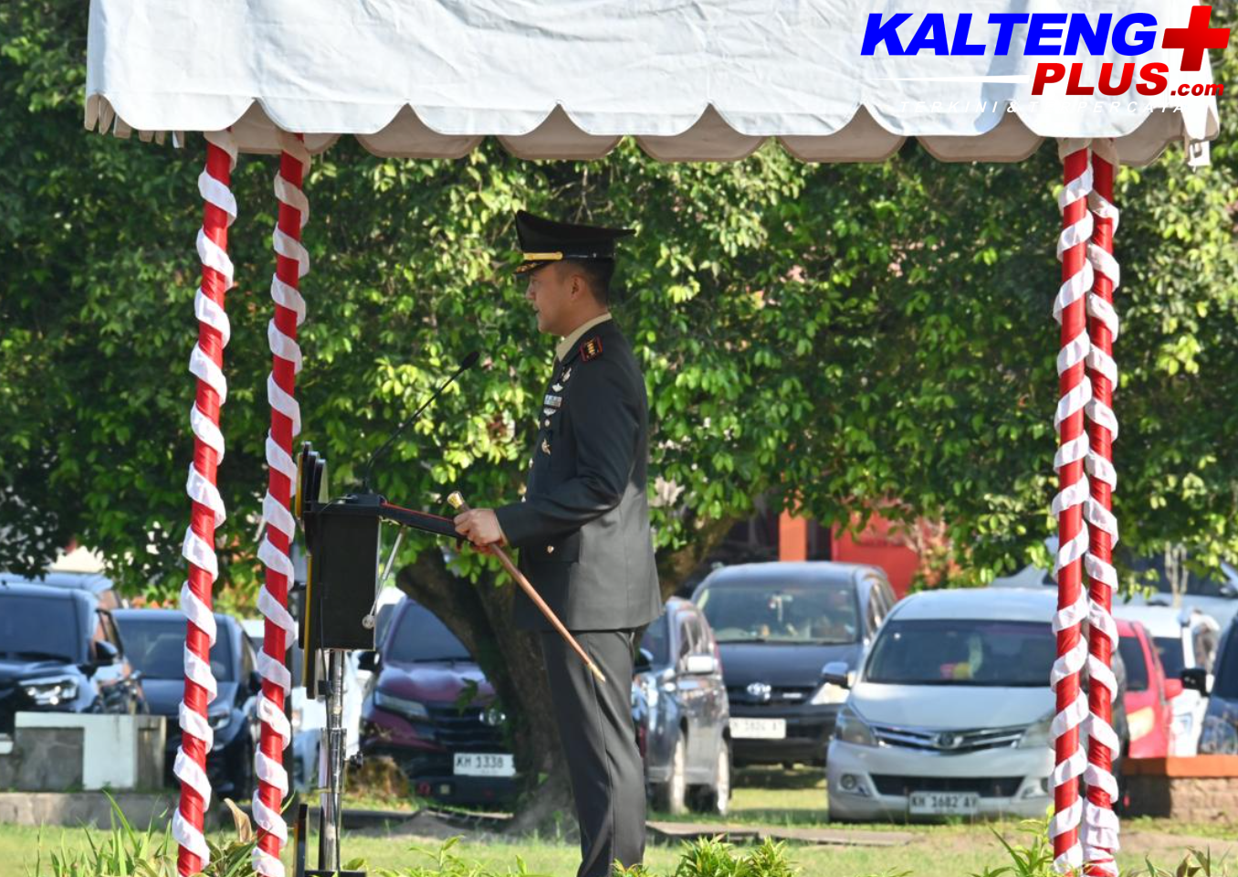 Pimpin Upacara Harlah Pancasila Dandim 1016 Palangka Raya Tegaskan Pancasila Jangkar Moral Bangsa