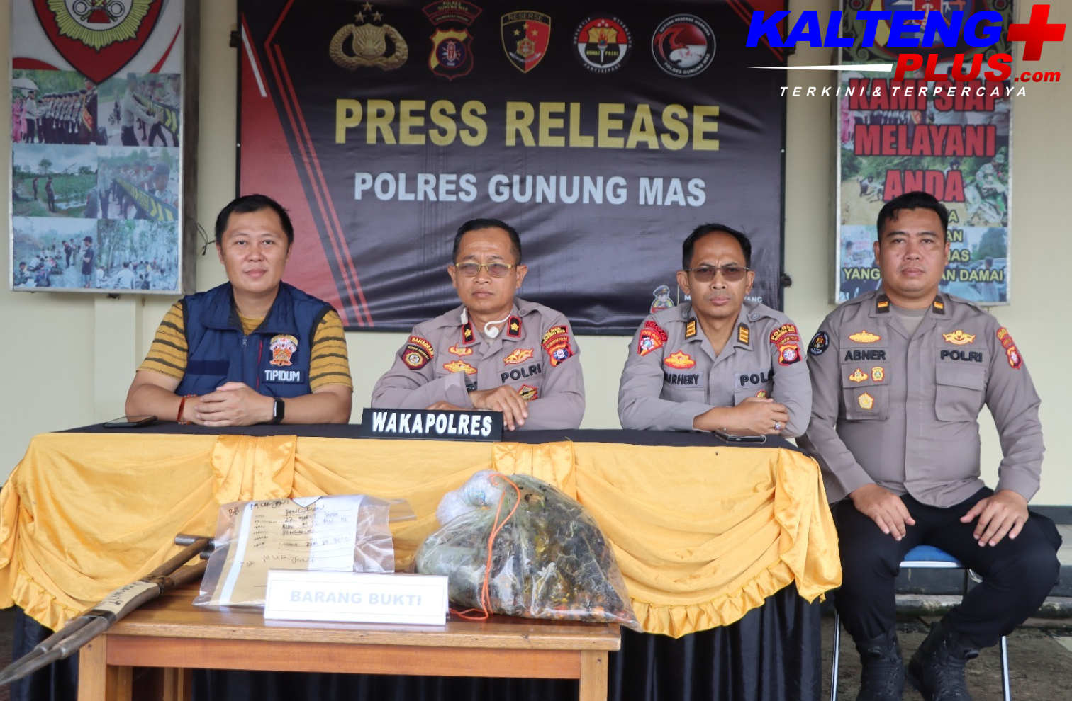 Polres Gunung Mas Ungkap Lima Kasus Kejahatan Jalanan Selama Lima Bulan