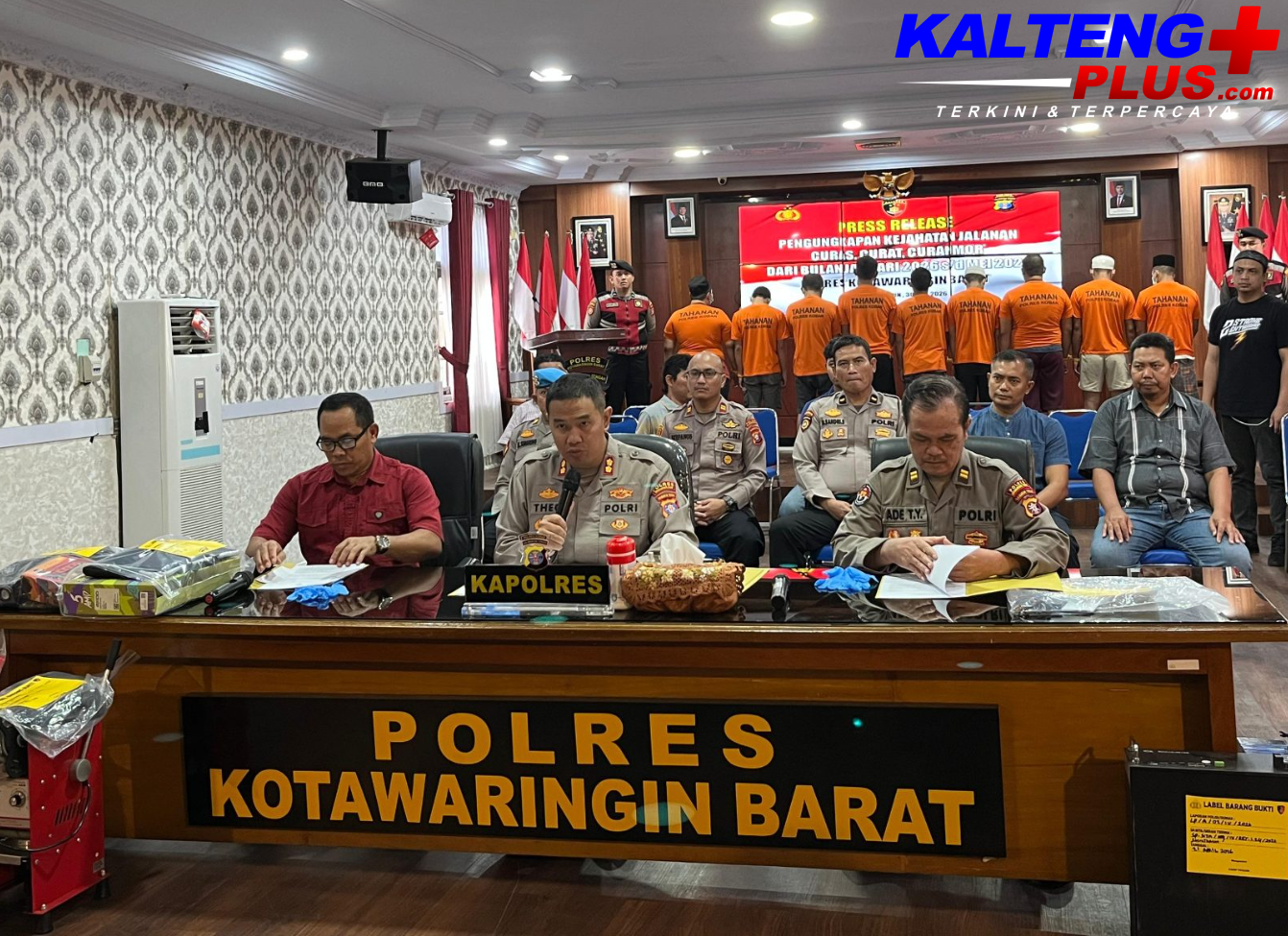 Polres Kobar Tangani 33 Kasus Pencurian Selama Lima Bulan Pertama 2026