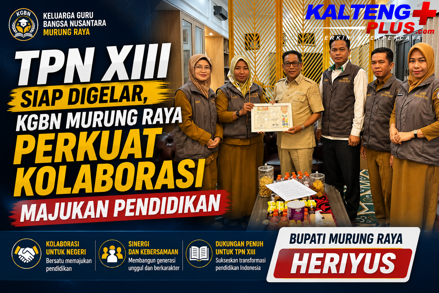 TPN XIII Siap Digelar KGBN Murung Raya Perkuat Kolaborasi Majukan Pendidikan