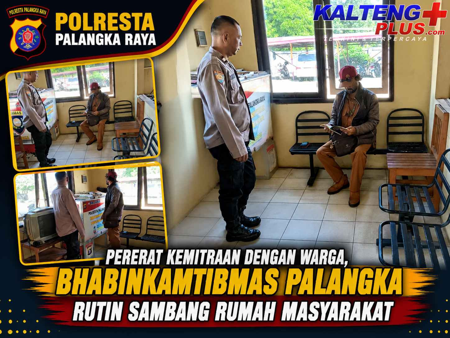 Tingkatkan Minat Baca Masyarakat Polsek Sabangau Hadirkan Bajaka Presisi