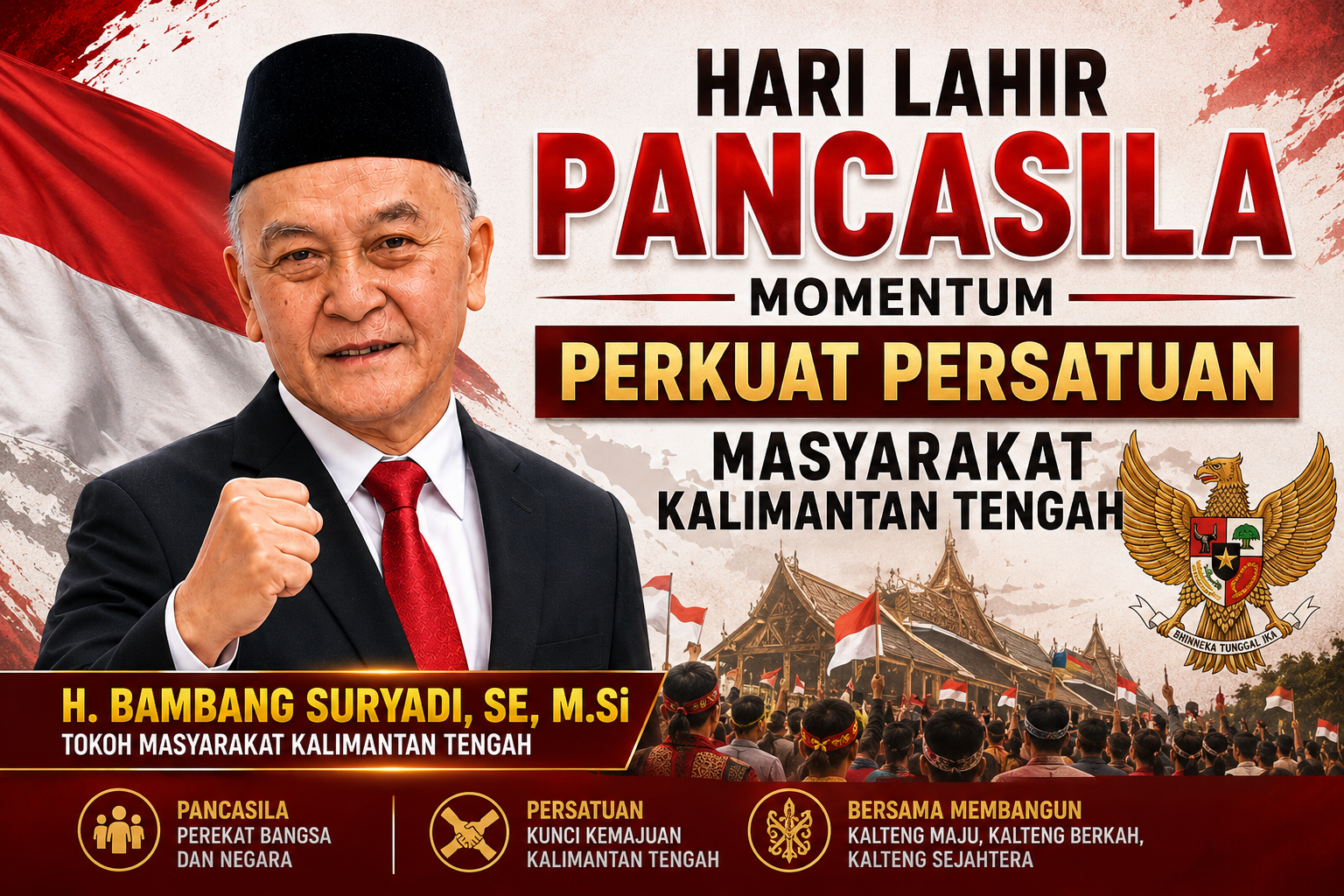 Tokoh Masyarakat Kalimantan Tengah H. BAMBANG SURYADI SE M.Si