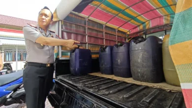 barang bukti bbm yang diamankan polres barsel denarkalteng pos YEoNE