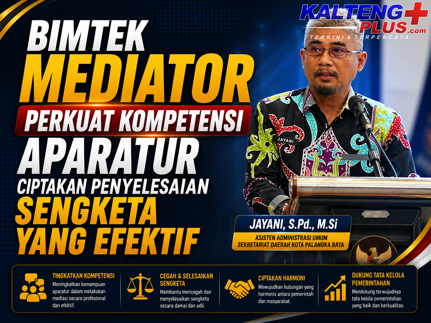 bimtek mediator perkuat kompetensi aparatur ciptakan penyelesaian sengketa yang efektif