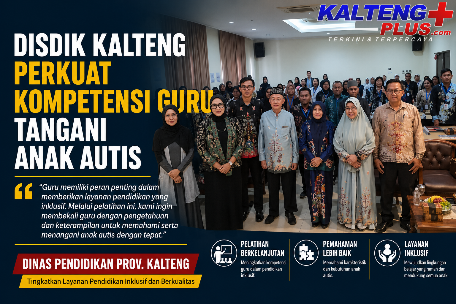 disdik kalteng perkuat kompetensi guru tangani anak autis