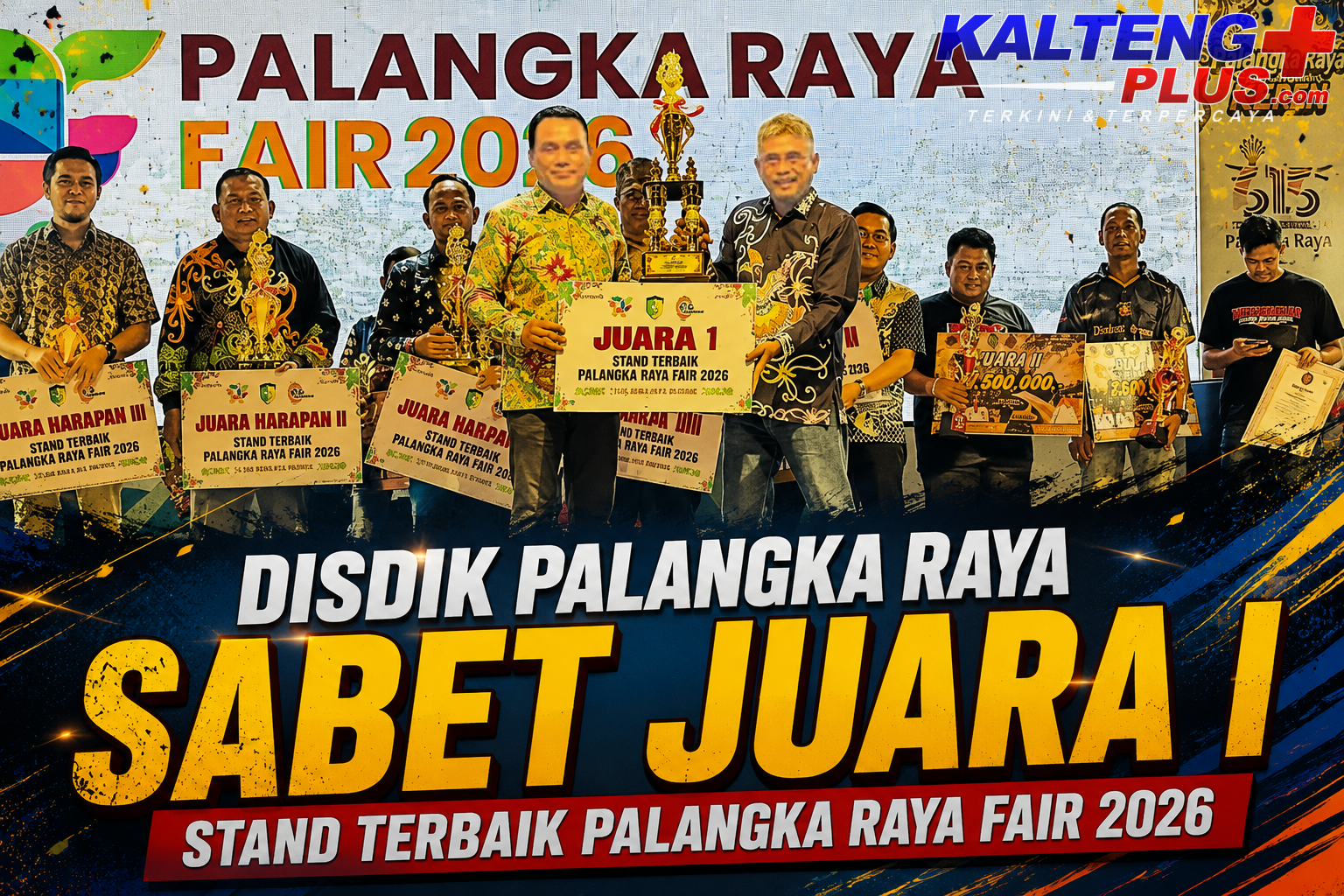 disdik palangka raya raih juara i stand terbaik palangka raya fair 2026