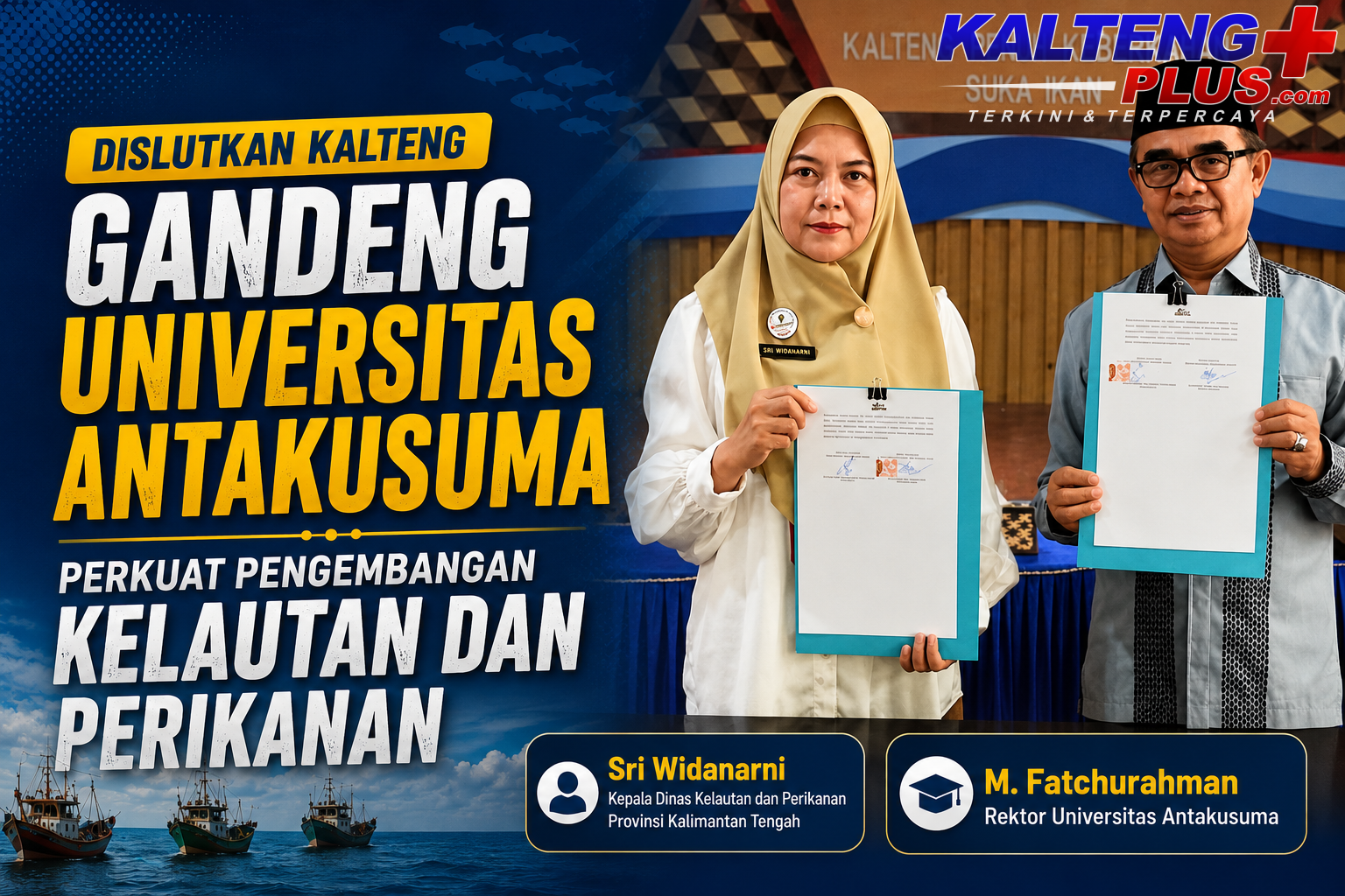 dislutkan kalteng gandeng universitas antakusuma perkuat pengembangan kelautan dan perikanan