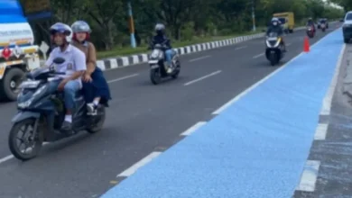 jalur sepeda yang ada di jalan rta milono palangka raya anandrikpg RGPmy