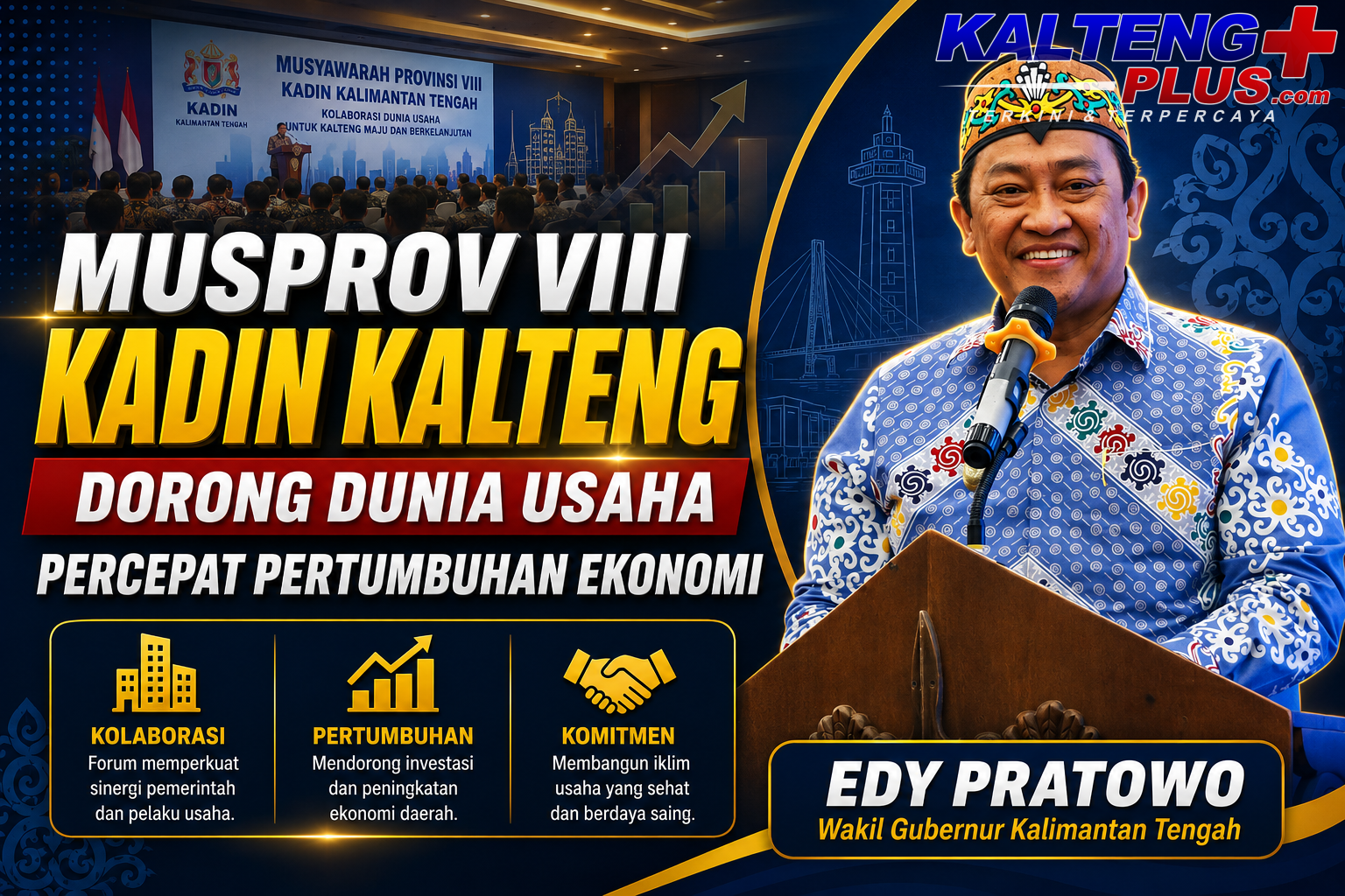 kadin kalteng diminta perkuat sinergi dunia usaha dukung pembangunan berkelanjutan