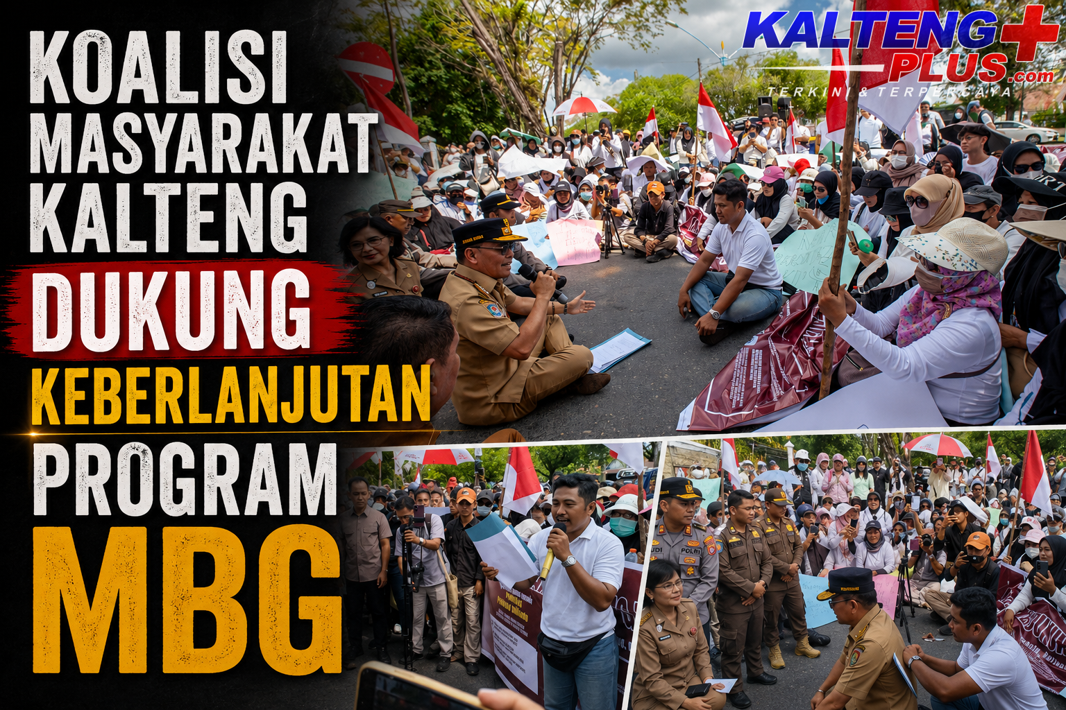 koalisi masyarakat kalteng dukung keberlanjutan program mbg 2