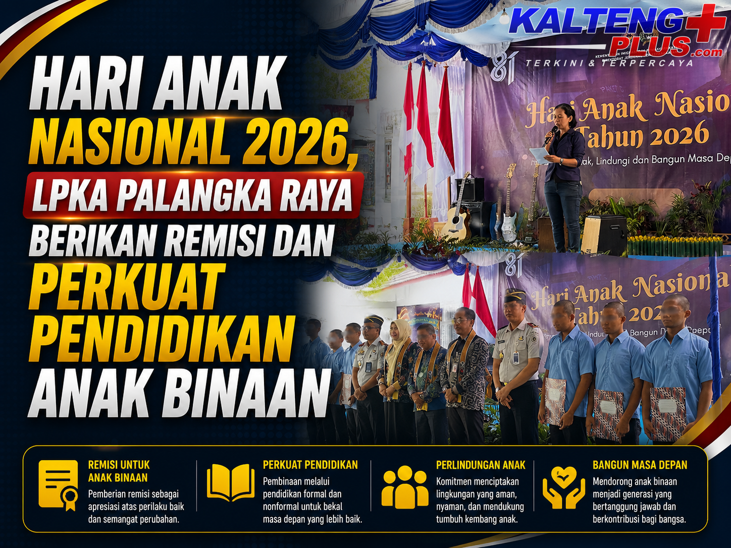 lpka palangka raya berikan remisi dan perkuat hak pendidikan anak binaan pada hari anak nasional 2026