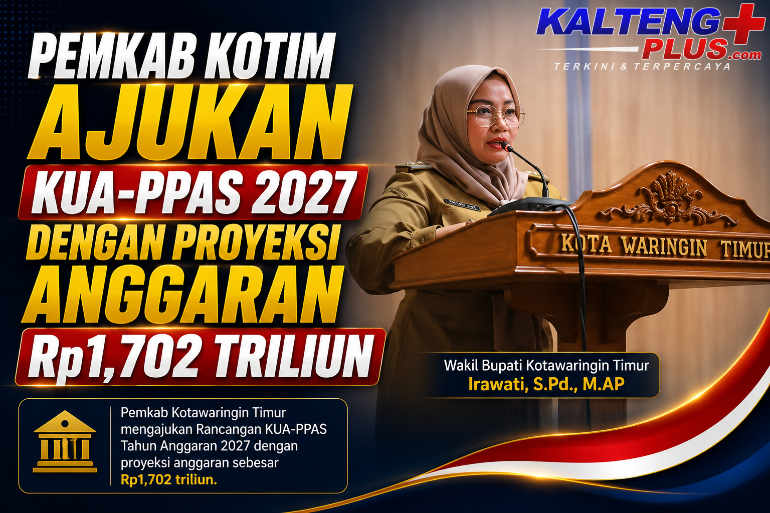 pemkab kotim ajukan rancangan kua ppas 2027 pendapatan dan belanja diproyeksikan rp1702 triliun