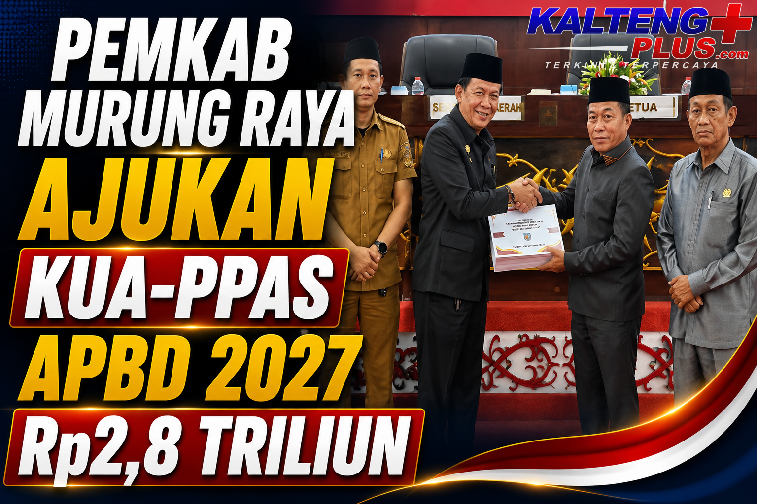 pemkab murung raya ajukan kua ppas apbd 2027 rp28 triliun