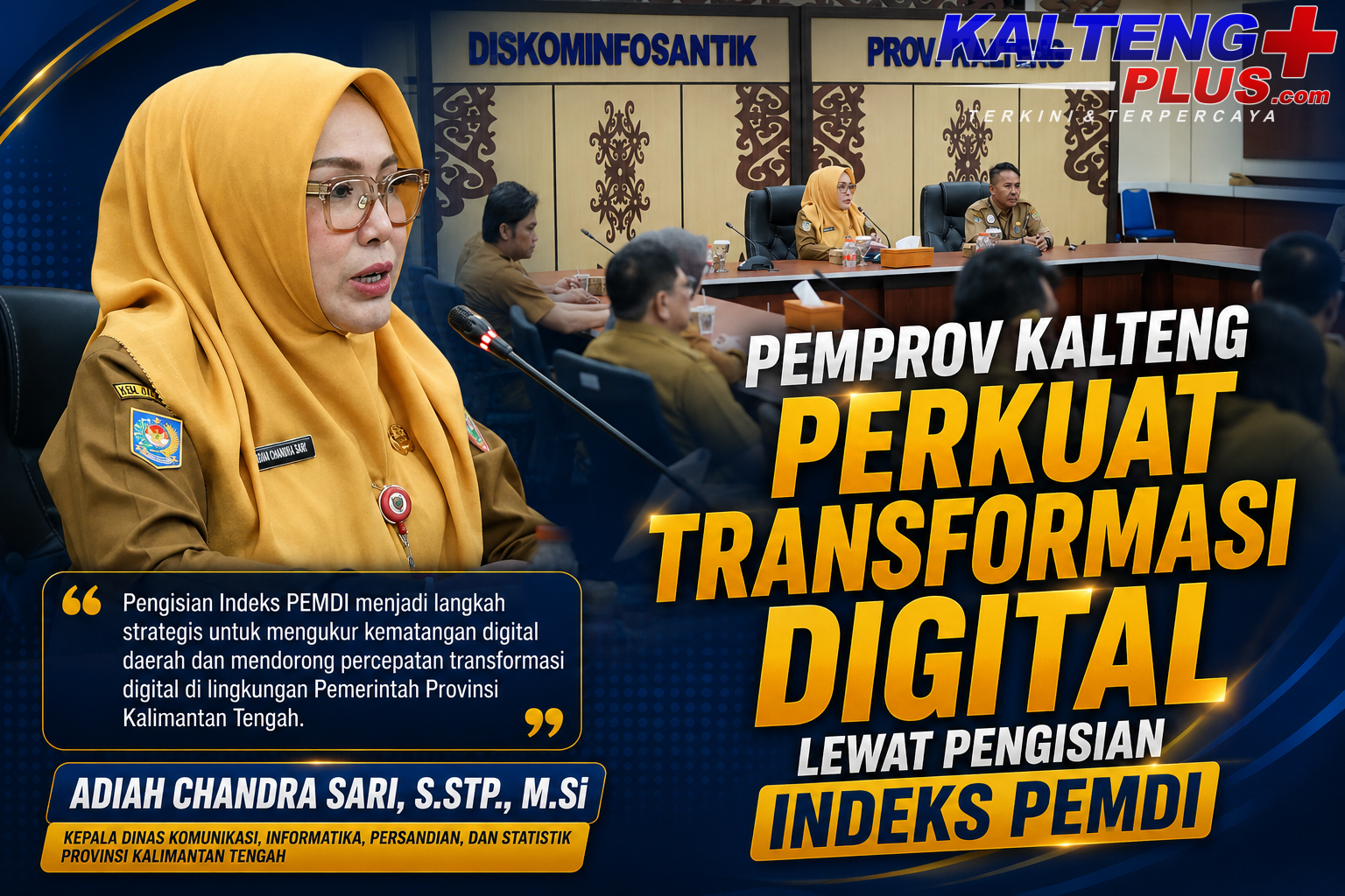 pemprov kalteng matangkan pengisian indeks pemerintahan digital 2026