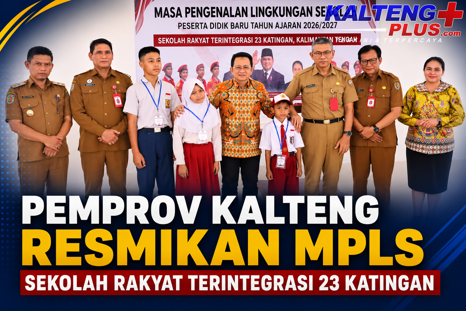 pemprov kalteng resmi buka mpls sekolah rakyat terintegrasi 23 katingan