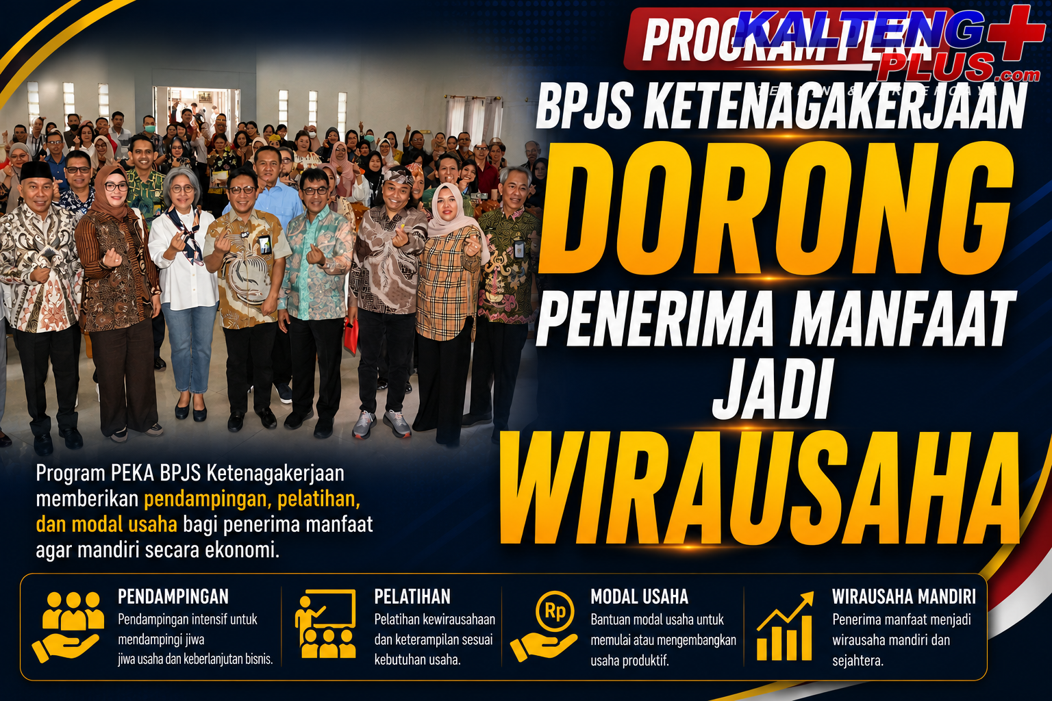program peka bpjs ketenagakerjaan dorong penerima manfaat jadi wirausaha