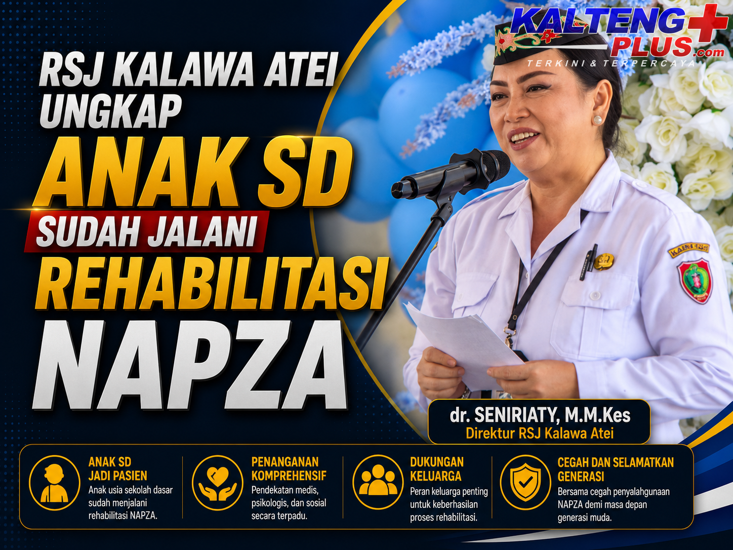 rsj kalawa atei ungkap anak sd sudah jalani rehabilitasi napza