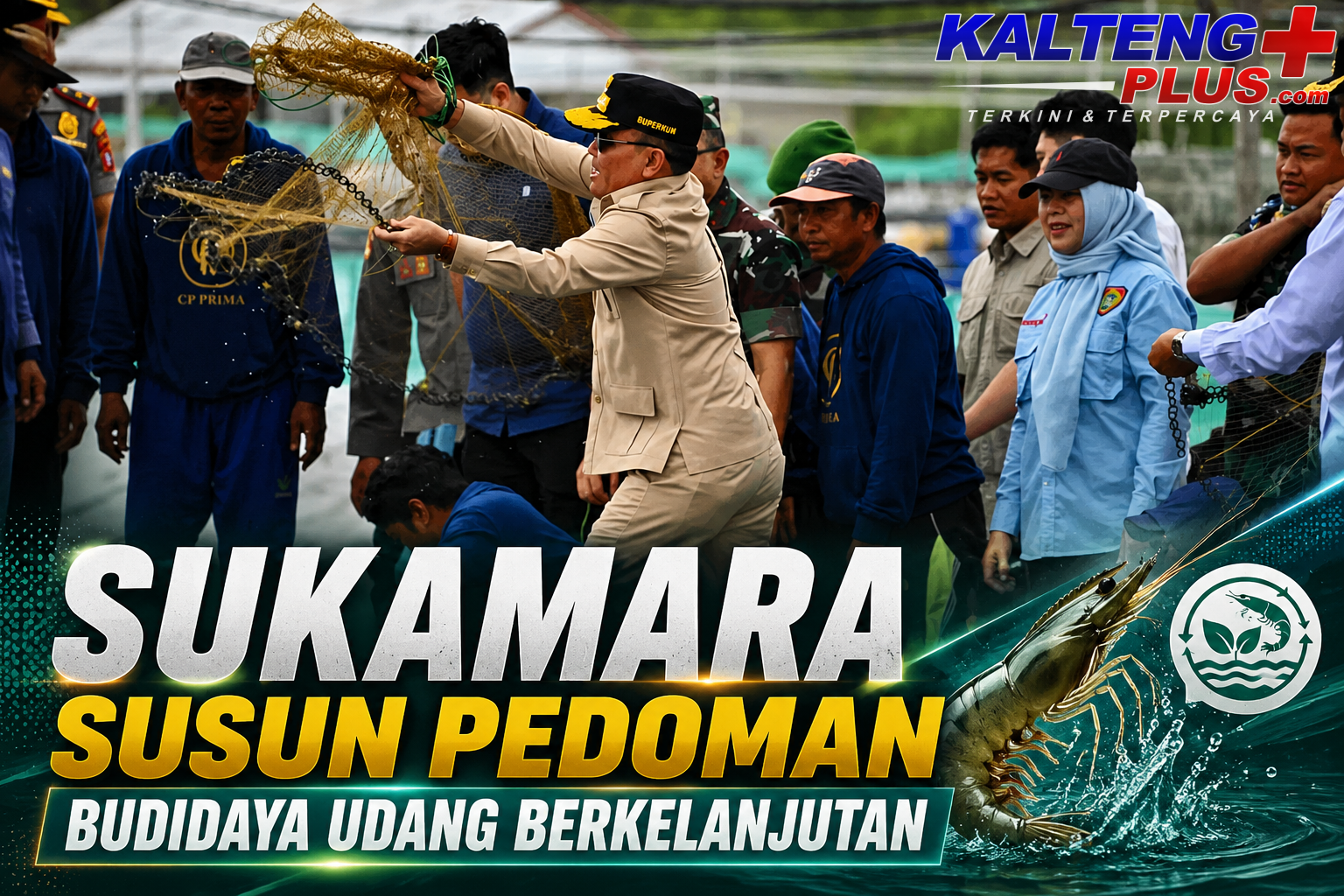 sukamara susun pedoman budidaya udang berkelanjutan